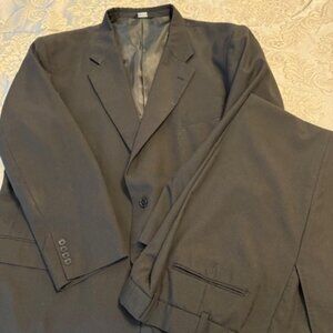 Men's Two Piece Black Suit